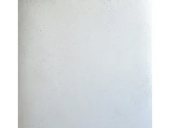 Mesa auxiliar redonda blanca de fibra de arcilla efecto cemento D35 cm - Capri