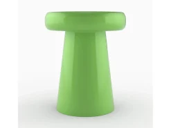 Mesa auxiliar redonda de metal verde - Anouk