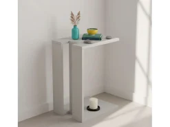 Mesa Auxiliar Tesauro Blanco 30x57x40cm para Comedor