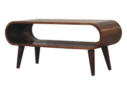 Mesa baja Amaya de estilo nórdico.