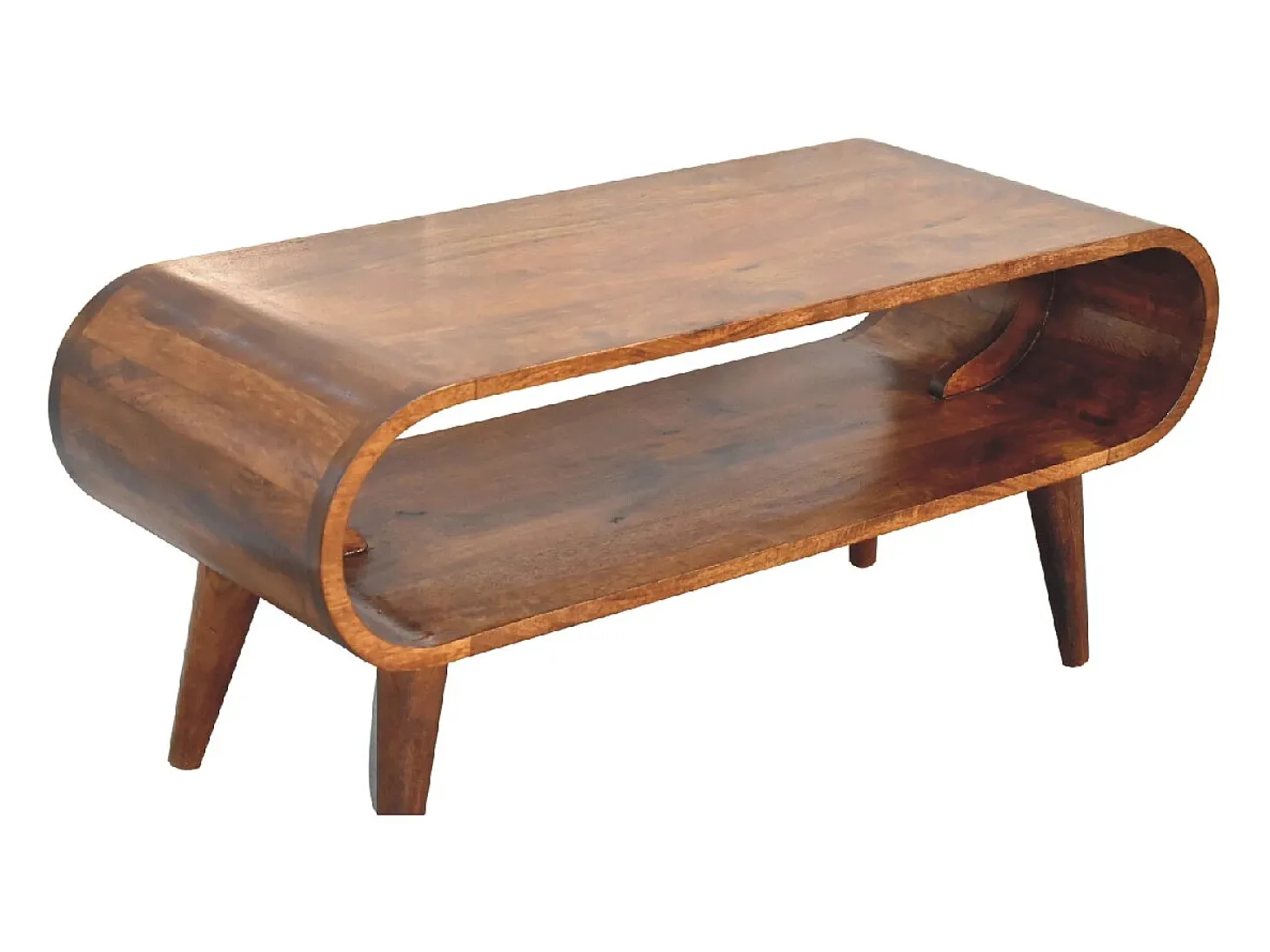 Mesa baja Amaya de estilo nórdico.