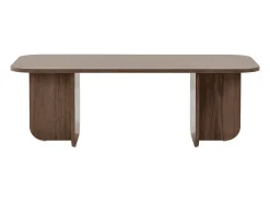 Mesa baja rectangular con tablero de bordes redondeados L120 cm - BECAJ