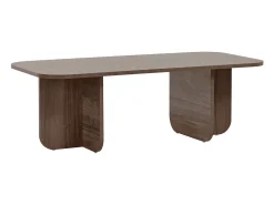 Mesa baja rectangular con tablero de bordes redondeados L120 cm - BECAJ