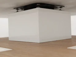 Mesa centro FAUSTO - Tablero pivotante - MDF lacado bicolor