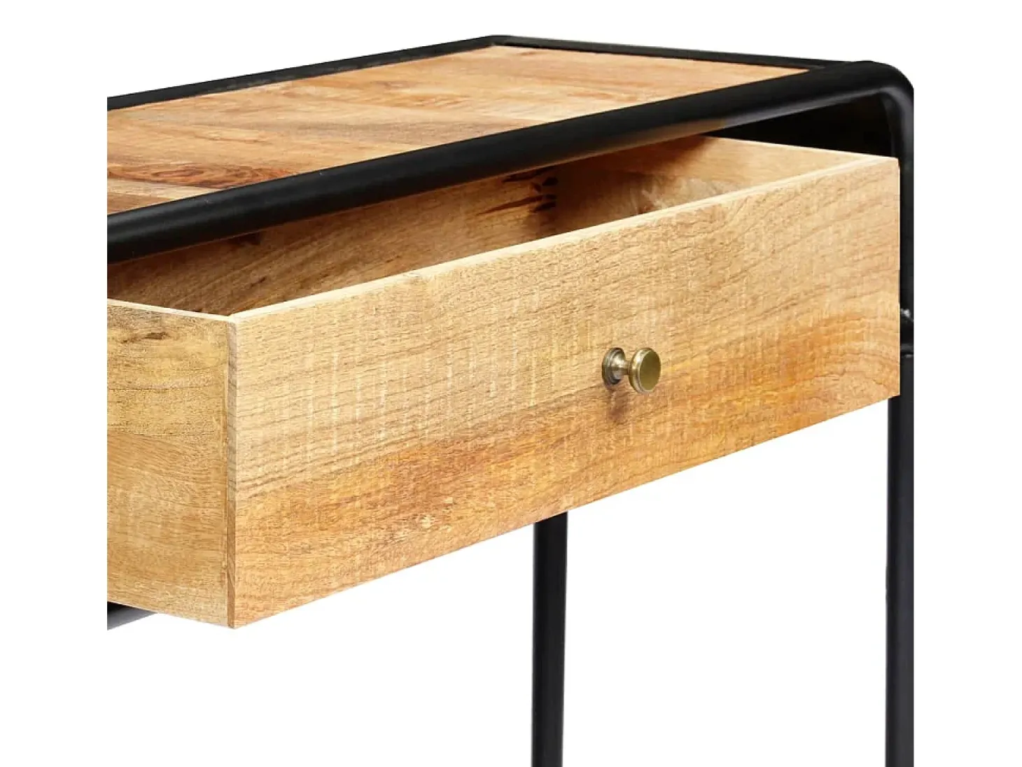 Mesa consola 118 x 30 x 75 cm Madera maciza de mango