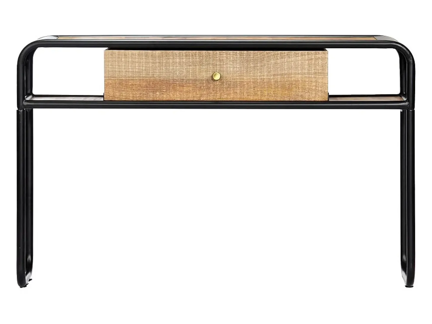 Mesa consola 118 x 30 x 75 cm Madera maciza de mango
