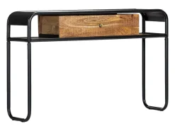 Mesa consola 118 x 30 x 75 cm Madera maciza de mango