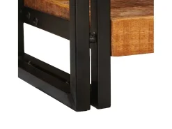 Mesa Consola 90 x 33 x 75 cm Madera maciza de mango rugosa