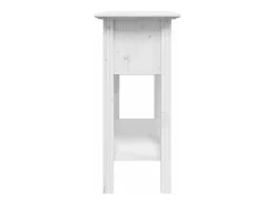 Mesa consola BODO madera maciza de pino blanco 90x34,5x73 cm