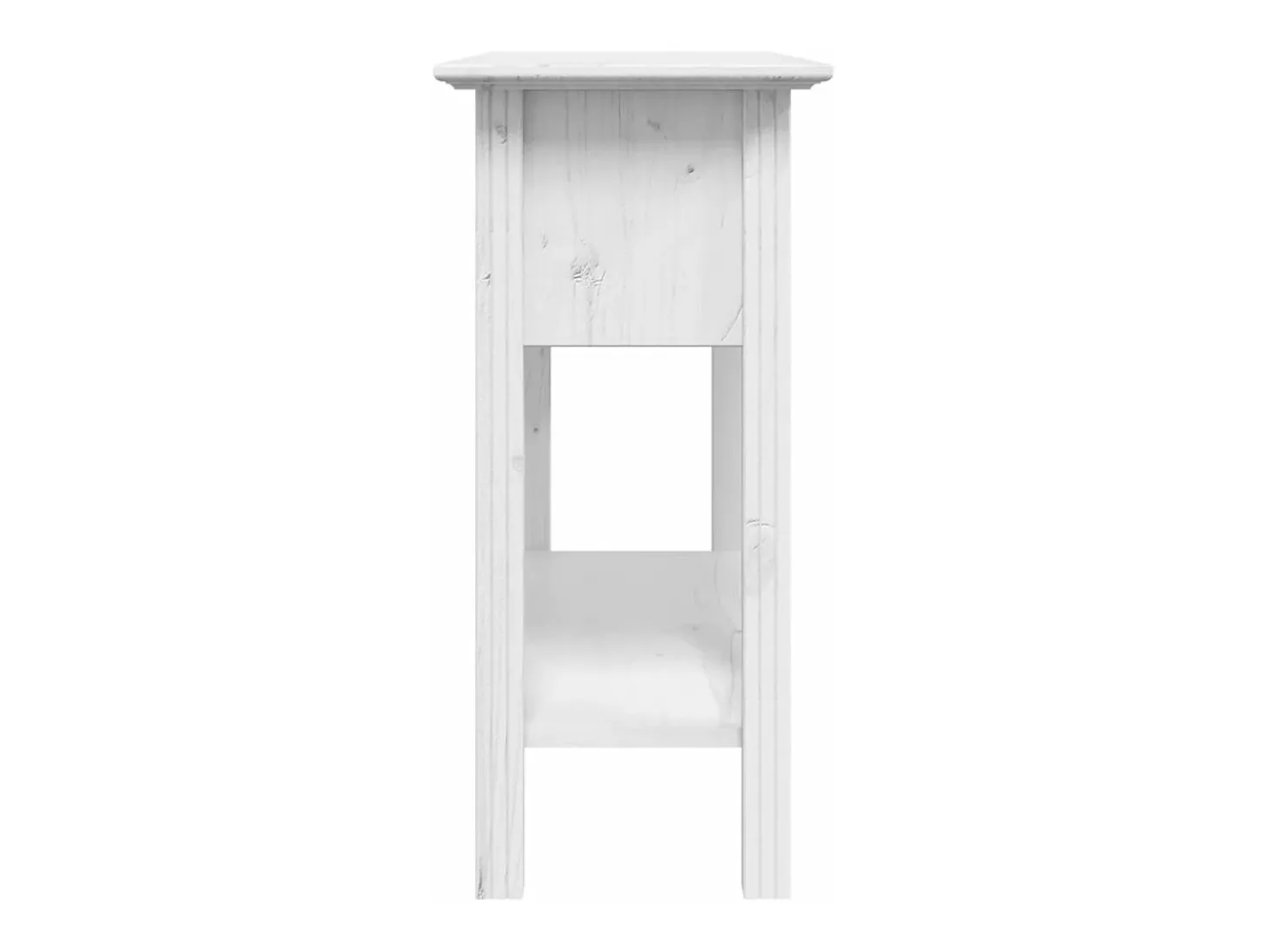 Mesa consola BODO madera maciza de pino blanco 90x34,5x73 cm
