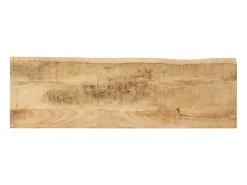 Mesa consola con borde natural madera mango maciza 105x33x76 cm ES895149