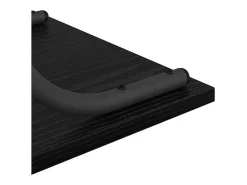 Mesa Consola con estante Roble negro 101 x 35 x 80.5 cm