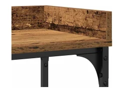Mesa Consola con estante Madera vieja 100 x 30 x 80 cm