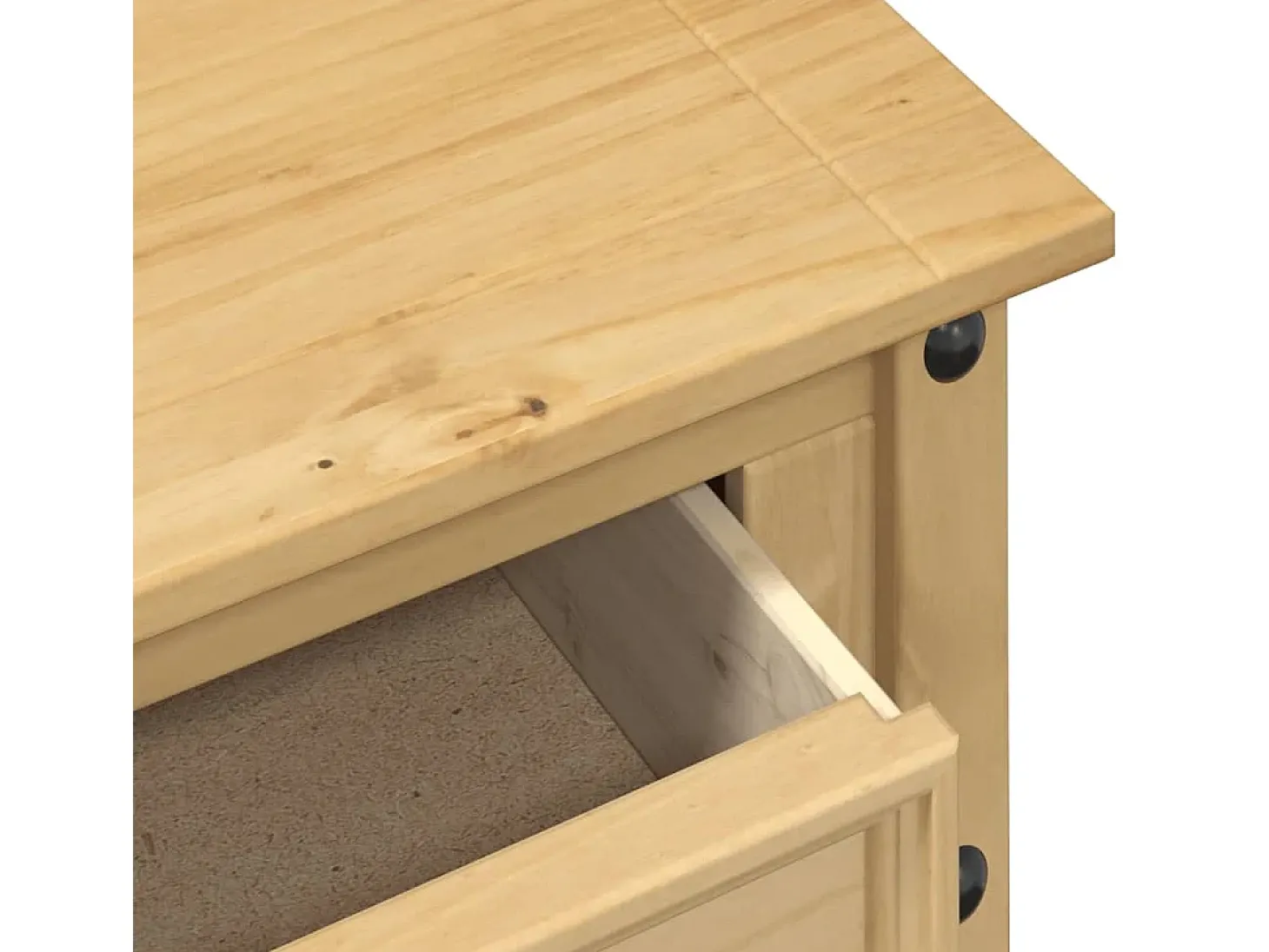 Mesa consola Corona madera maciza de pino 115x46x73 cm