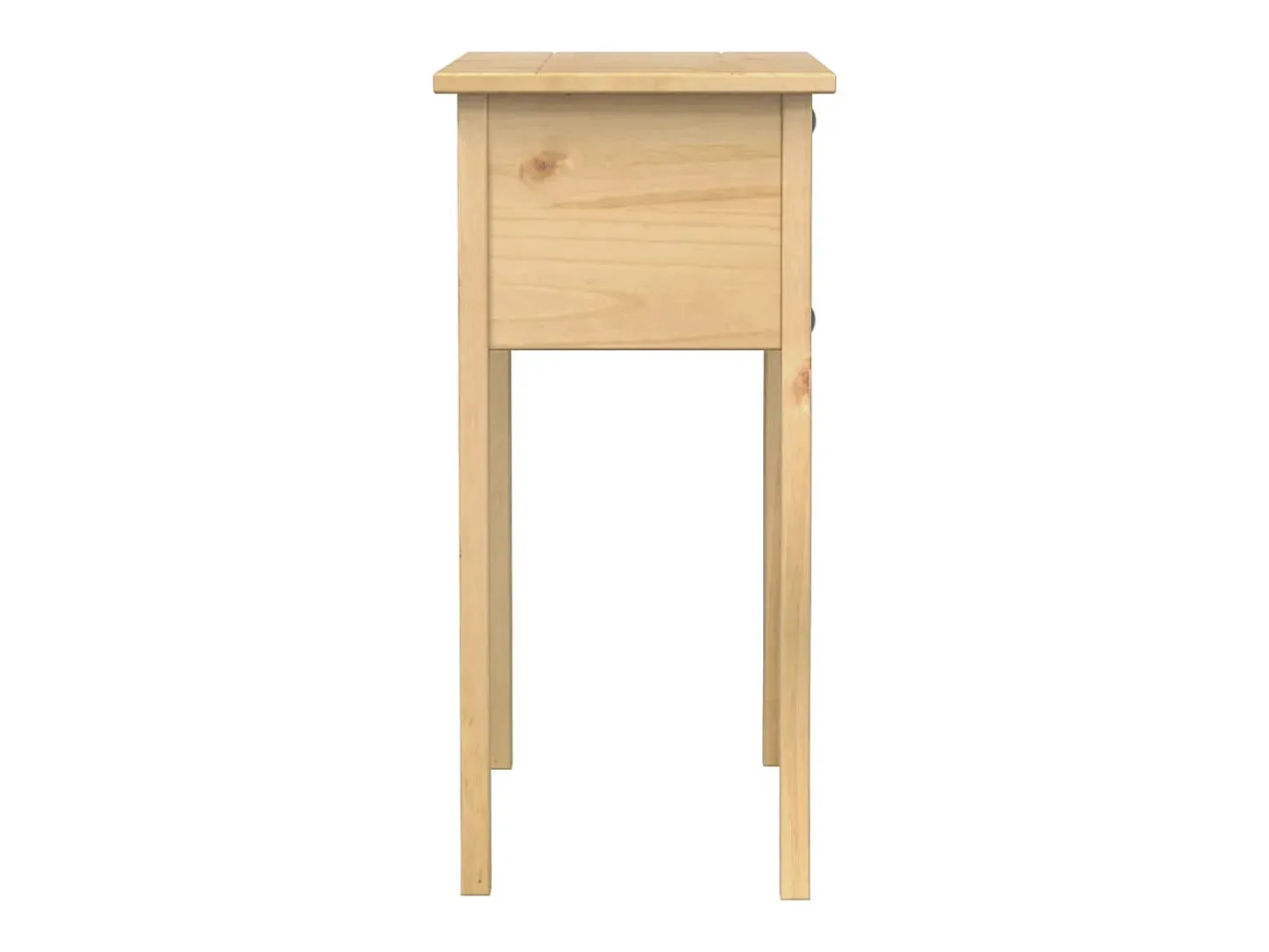 Mesa consola Corona 73x35x73 cm madera maciza de pino