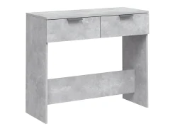 Mesa consola de hormigón gris 90x36x75 cm Madera de ingeniería