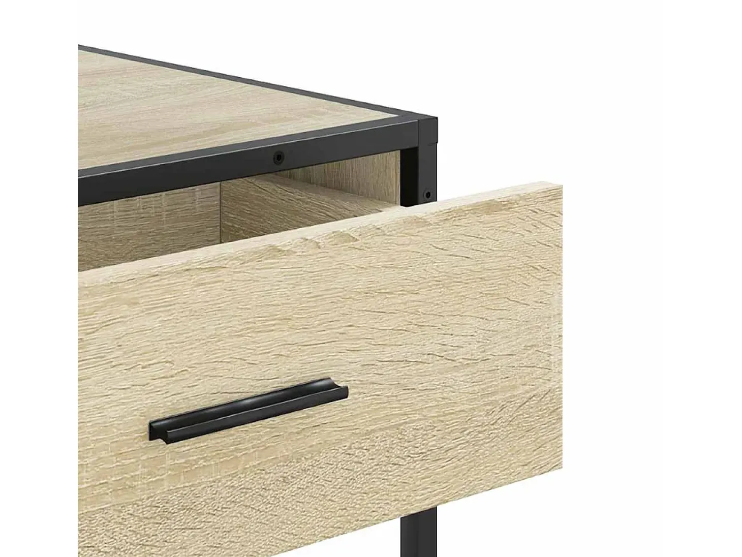 Mesa consola de madera de ingeniería roble Sonoma 90x35x80 cm