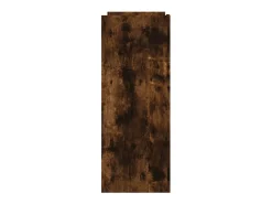 Mesa consola de madera de ingeniería roble ahumado 100x35x90 cm ES725635