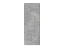 Mesa consola de madera de ingeniería gris hormigón 100x35x90 cm