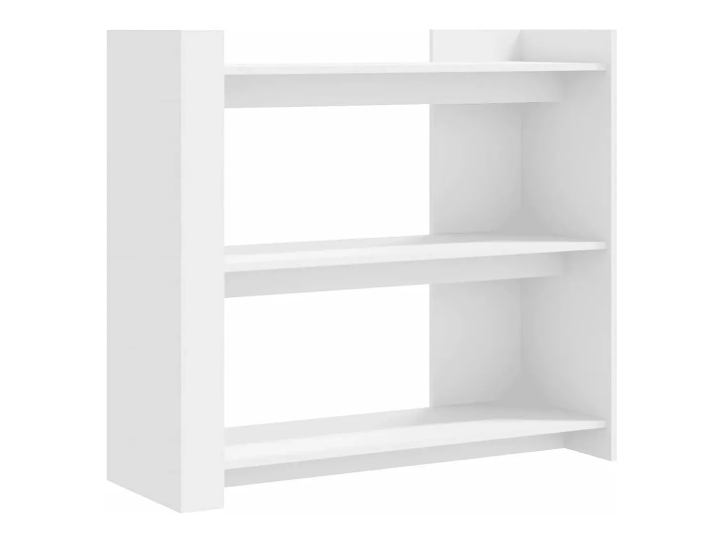 Mesa consola de madera de ingeniería blanca 100x35x90 cm ES811077