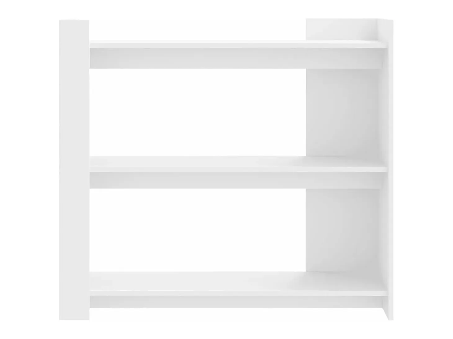Mesa consola de madera de ingeniería blanca 100x35x90 cm ES811077