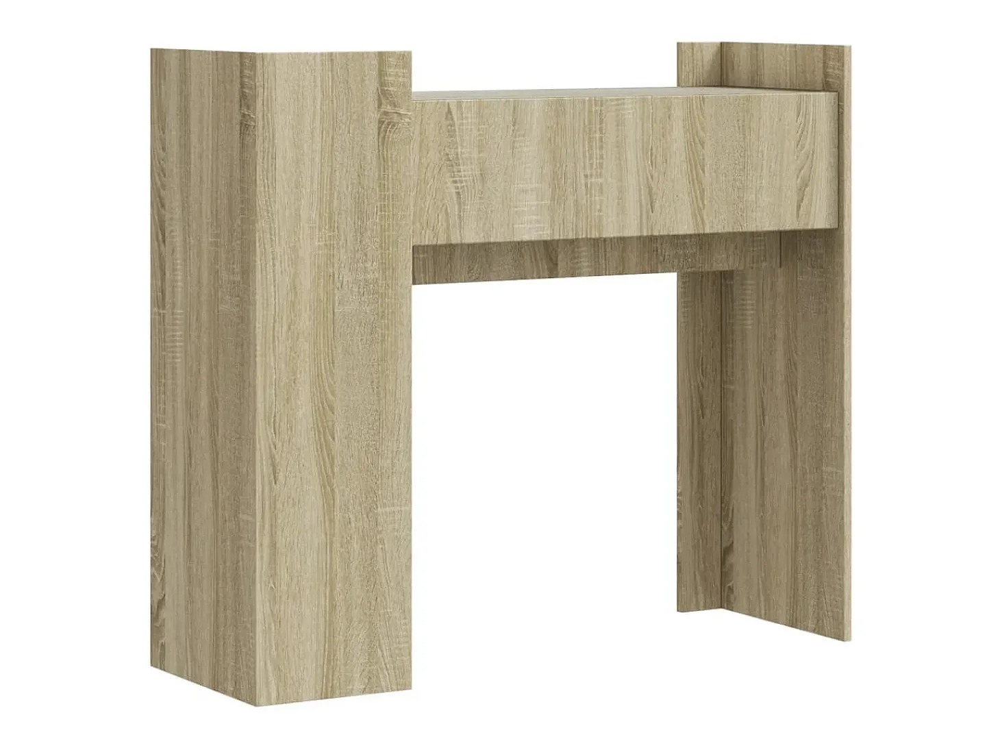 Mesa consola de madera de ingeniería roble Sonoma 100x35x90 cm
