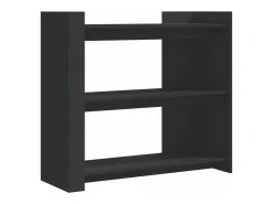 Mesa consola de madera de ingeniería negra 100x35x90 cm ES996730