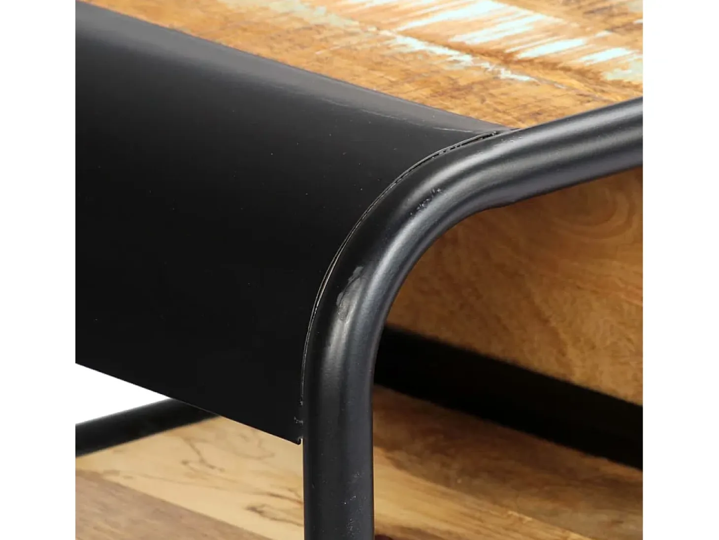 Mesa consola de madera maciza reciclada 118x30x75 cm