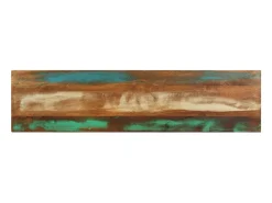 Mesa consola de madera maciza reciclada 120x30x75 cm
