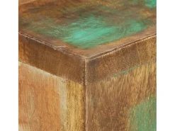 Mesa consola de madera maciza reciclada 120x30x75 cm