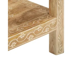 Mesa consola de madera maciza de mango 80x35x74 cm ES855061