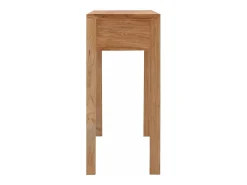 Mesa consola de madera maciza de teca 110x35x75 cm