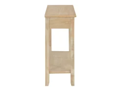 Mesa consola de madera 110x35x80 cm