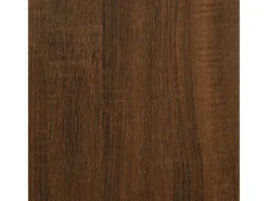 Mesa consola de roble marrón 75x40x75 cm madera de ingeniería