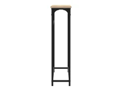 Mesa consola de roble Sonoma 75x19,5x75 cm madera de ingeniería
