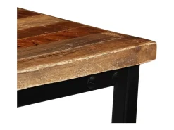Mesa consola de teca maciza reciclada 90 x 30 x 76 cm