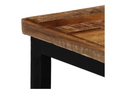 Mesa consola de teca maciza reciclada 90 x 30 x 76 cm