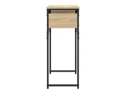 Mesa consola estante madera ingeniería roble Sonoma 75x30x75 cm ES601899