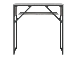 Mesa consola estante madera ingeniería Sonoma gris 75x30x75 cm ES829038