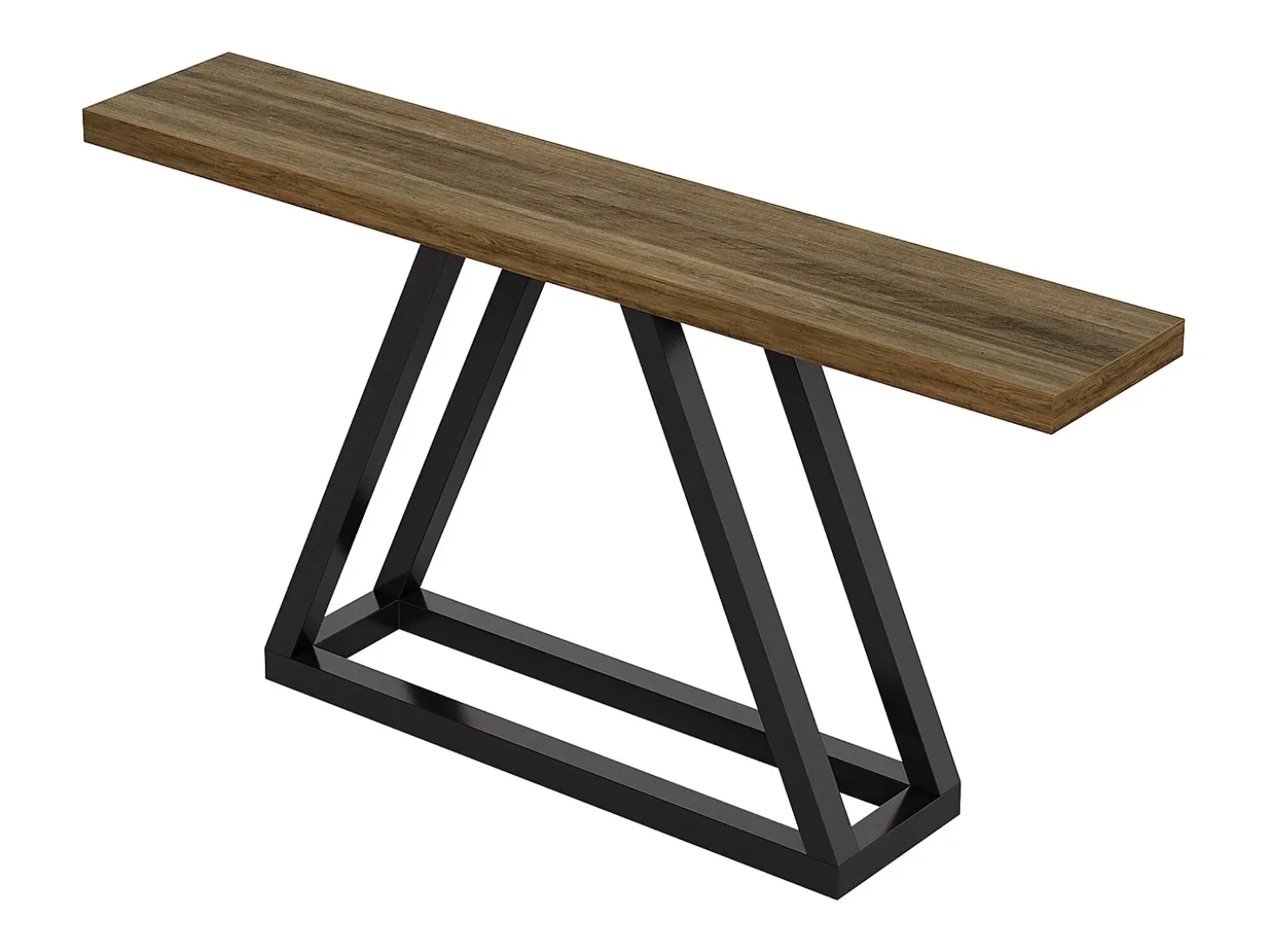 Mesa consola estrecha de 160 cm: ideal como mesa de sofá detrás del sofá, diseño moderno para zonas de entrada