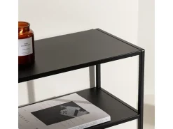 Mesa consola Georgetown 1 estante color negro.