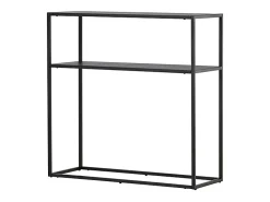 Mesa consola Georgetown 1 estante color negro.