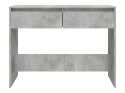Mesa consola gris hormigón 100x35x76,5 cm madera de ingeniería