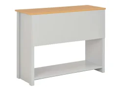 Mesa consola gris 97x35x76 cm