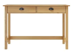 Mesa consola Hill con 2 cajones madera pino 110x45x74 cm ES460893
