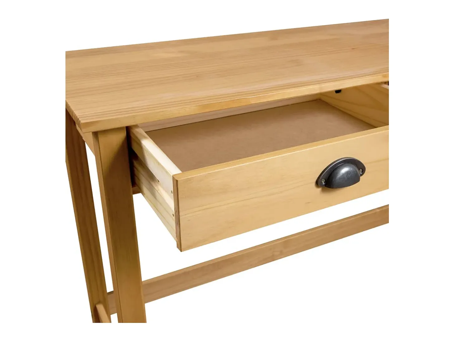 Mesa consola Hill con 2 cajones madera pino 110x45x74 cm ES460893