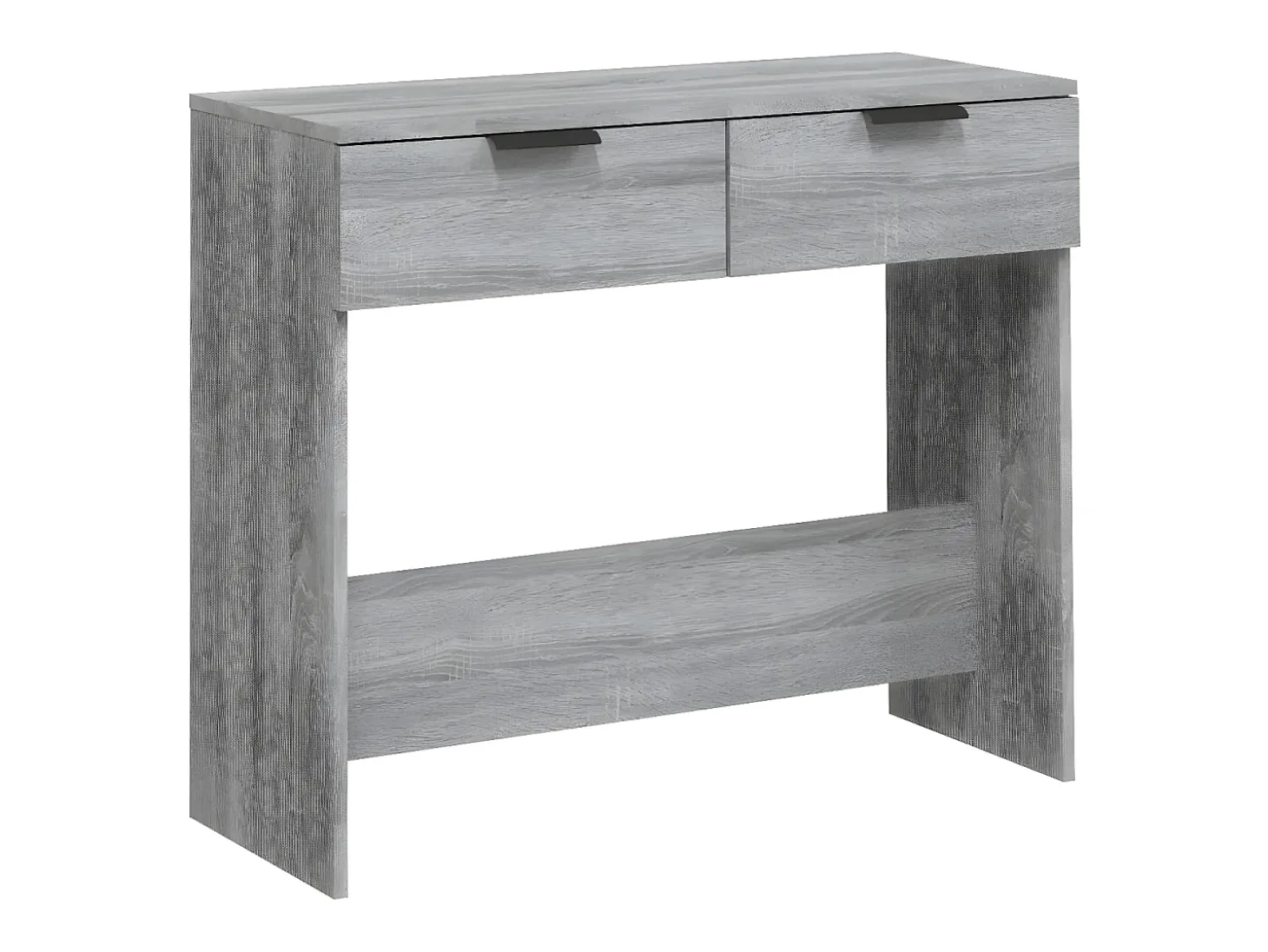 Mesa consola madera contrachapada gris Sonoma 90x36x75 cm ES632775