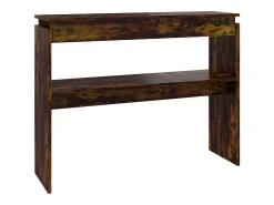 Mesa consola madera contrachapada roble ahumado 102x30x80 cm ES908979