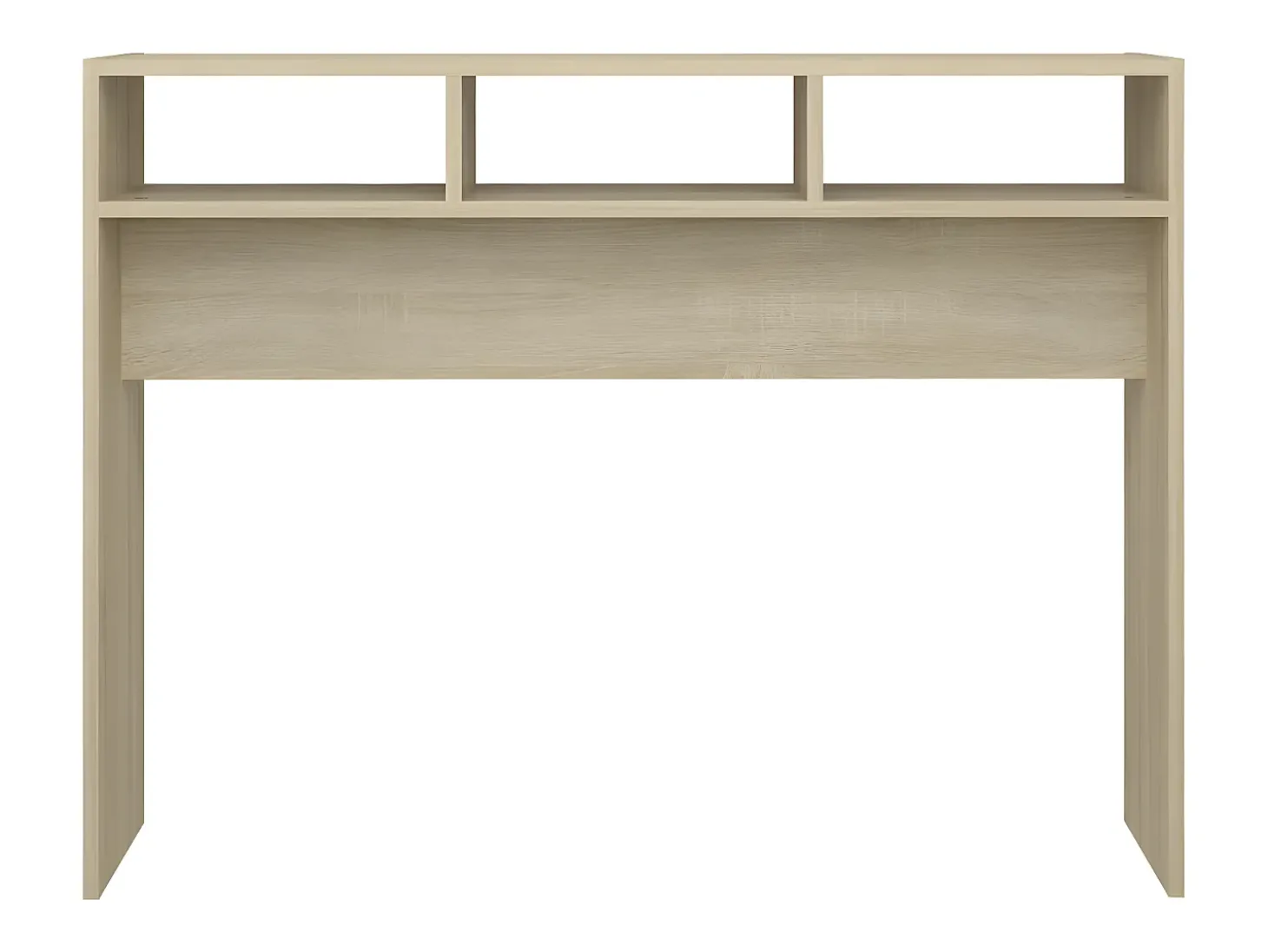 Mesa consola madera contrachapada roble Sonoma 105x30x80 cm ES348602