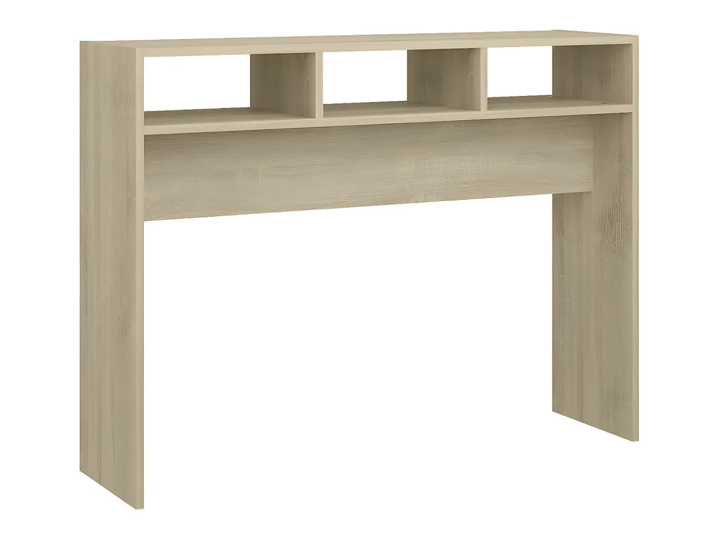 Mesa consola madera contrachapada roble Sonoma 105x30x80 cm ES348602